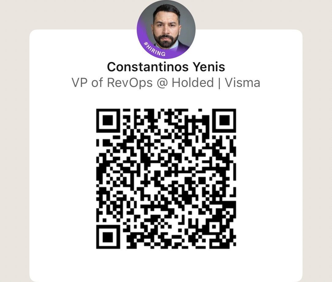 LinkedIn QR code — Constantinos Yenis